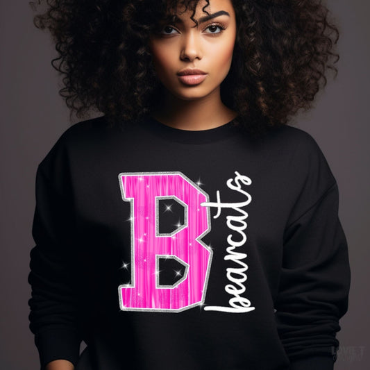 Bearcats Pink Sparkle-Lovie T Designs