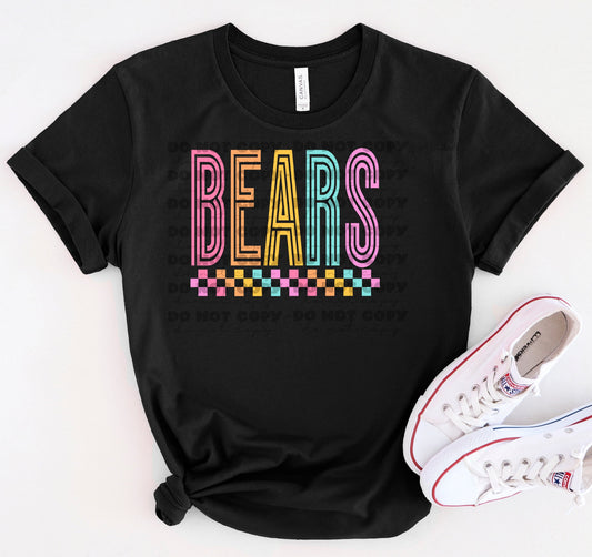 Bears Colorful Line Mascot-Lovie T Designs