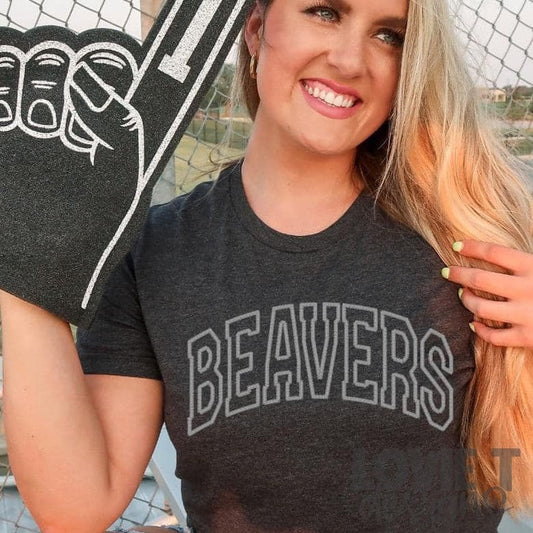 Beavers Faux Embroidery