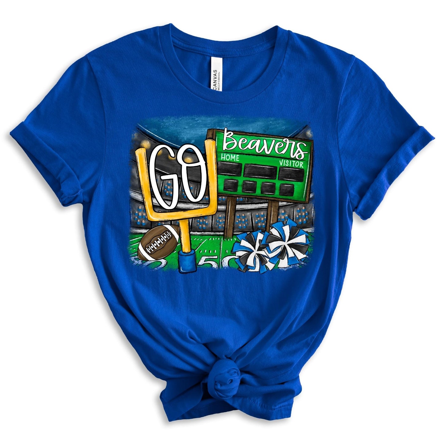 Beavers Go Stadium Blue-Lovie T Designs