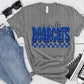 Beckville Bearcats Black Blue Grunge-Lovie T Designs