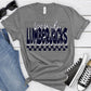 Bemidji Lumberjacks Navy White Grunge-Lovie T Designs