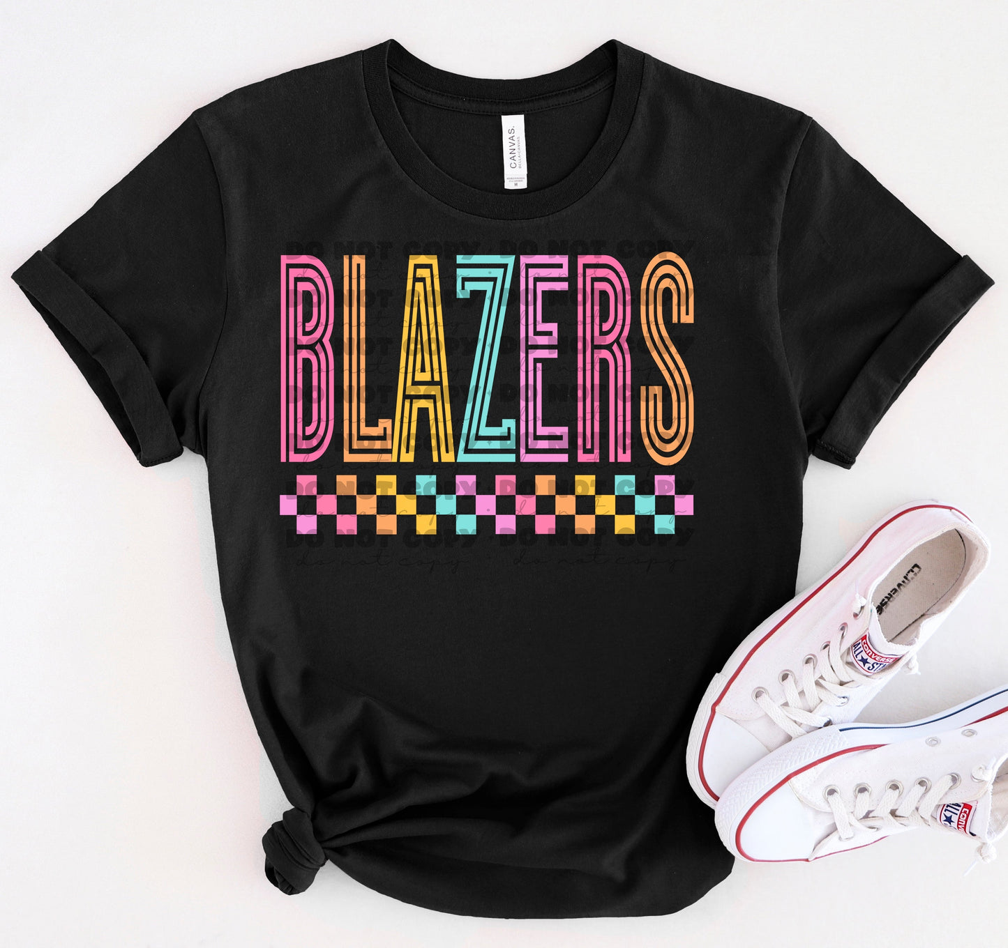 Blazers Colorful Line Mascot-Lovie T Designs