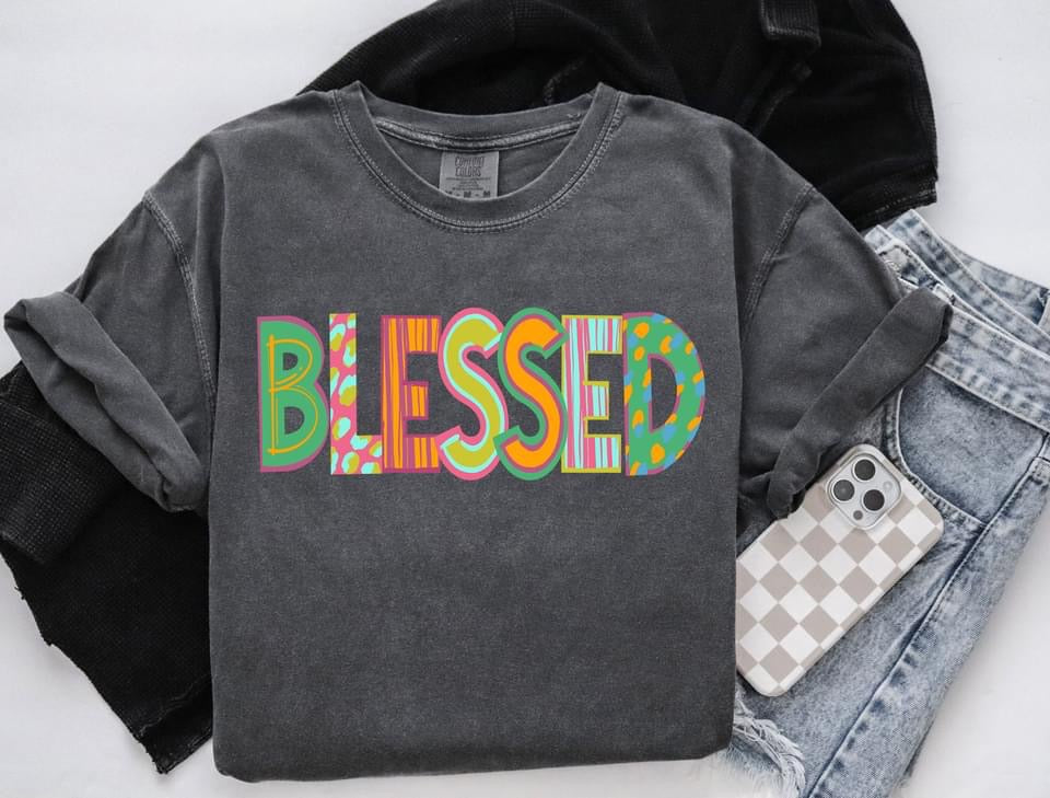 Blessed - Faith Words-Lovie T Designs