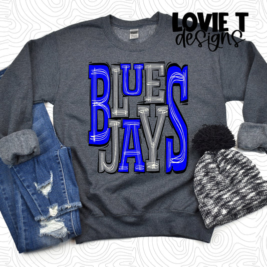 Blue Jays Blue and Grey