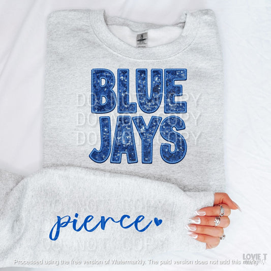 Blue Jays + Sleeve-Lovie T Designs