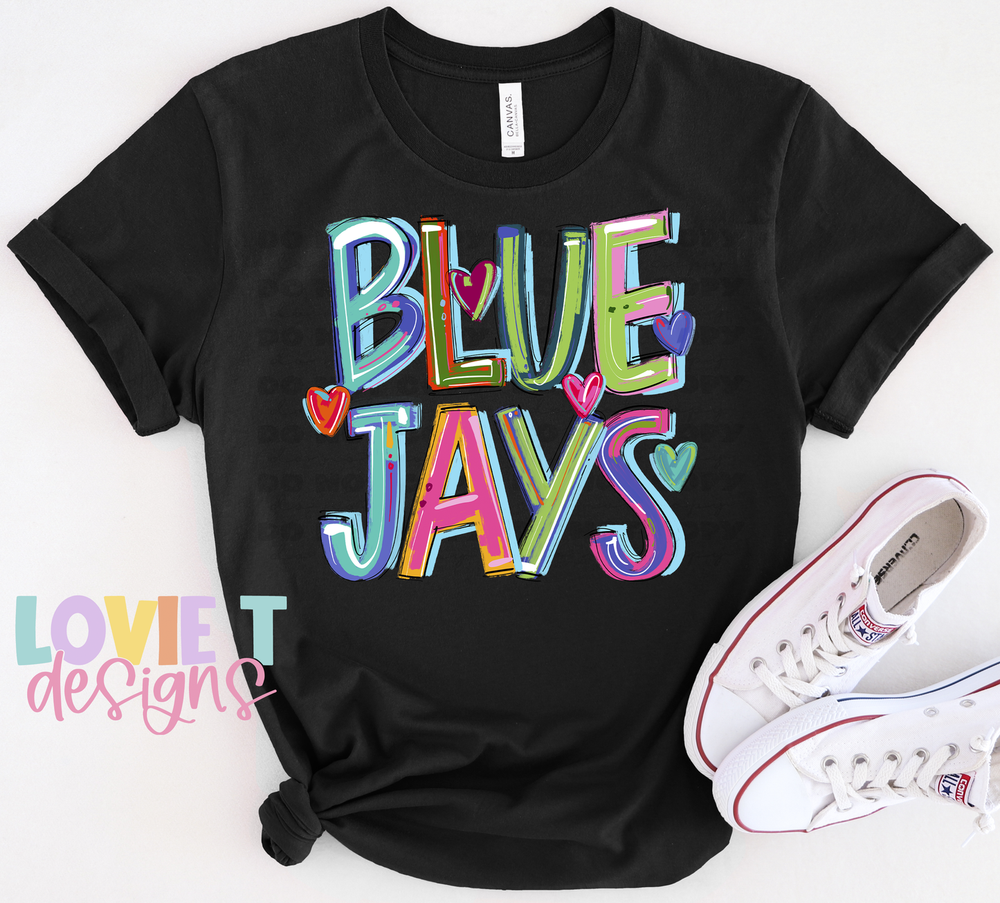 Bluejays Cheery Bright-Lovie T Designs