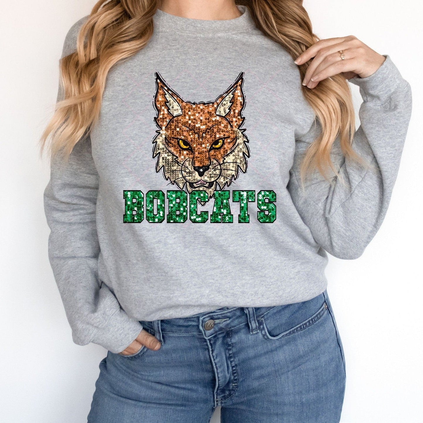 Bobcats Green Sequin