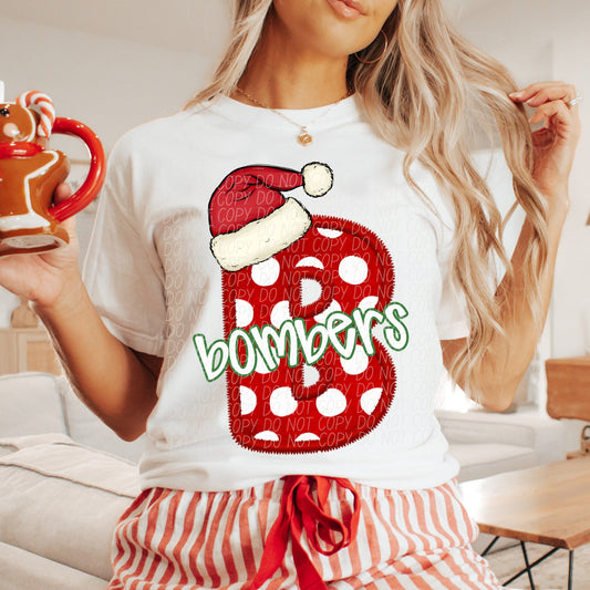 Bomber Christmas Mascots-[DTF Transfer]-Lovie T Designs