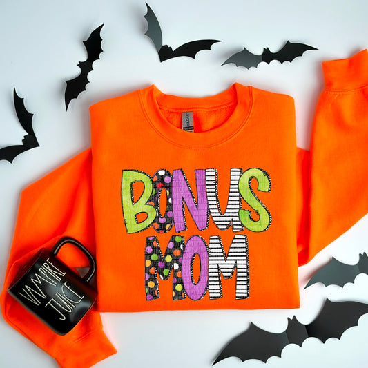 Bonus Mom Halloween Name-Lovie T Designs