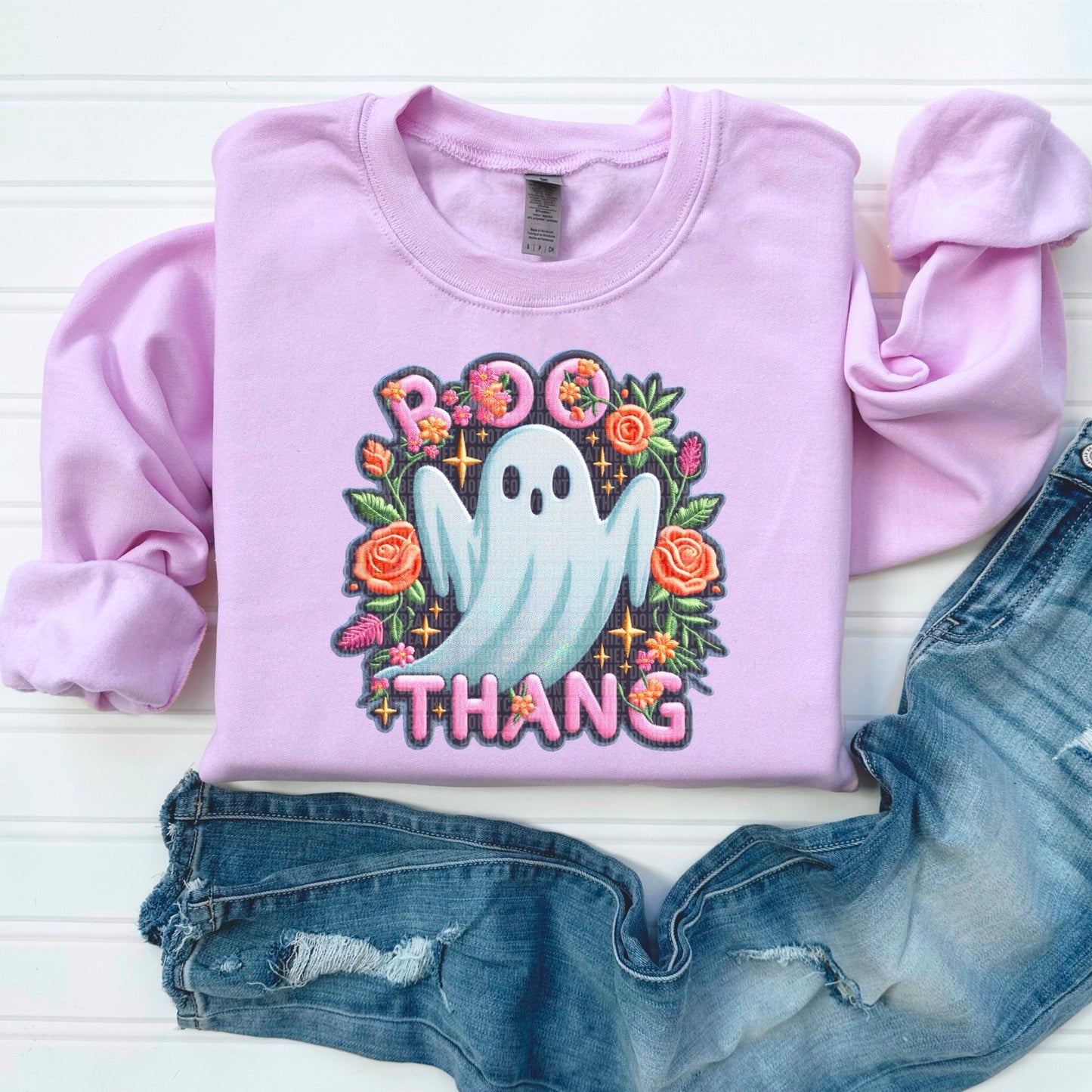 Boo Thang Floral-Lovie T Designs