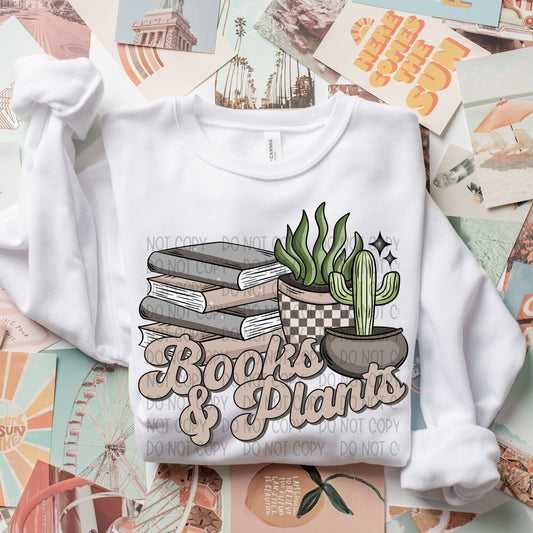 Books And Plants-Lovie T Designs