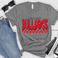 Borger Bulldogs Black Red Grunge-Lovie T Designs