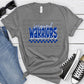 Brainerd Warriors Royal White Grunge-Lovie T Designs