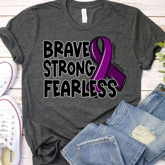 Brave Strong Fearless Alzheimer's Awareness