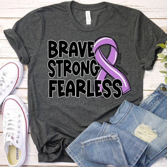 Brave Strong Fearless Cancer Awareness