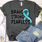 Brave Strong Fearless Trigeminal Neuroglia Awareness-Lovie T Designs