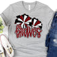 Braves Garnet Poms-Lovie T Designs