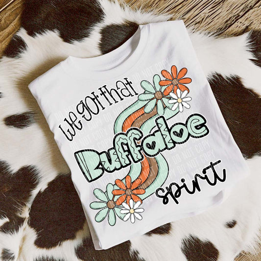 Buffaloe We've Got Spirit Mascots-Lovie T Designs