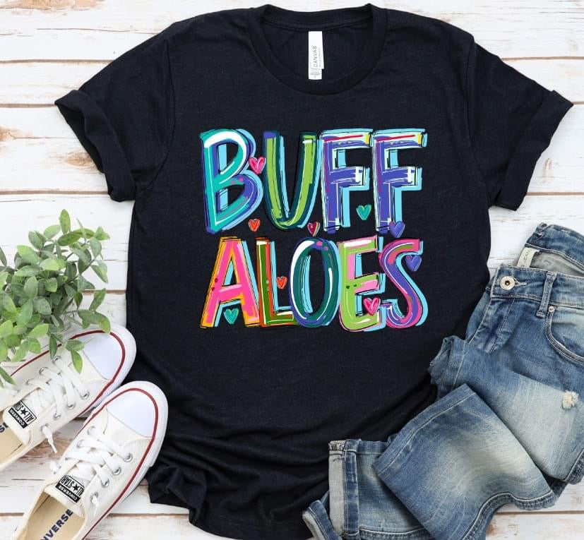 Buffaloes Cheery Bright-Lovie T Designs