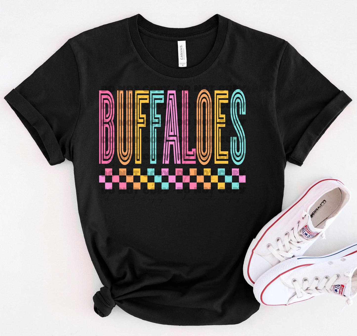 Buffaloes Colorful Line Mascot-Lovie T Designs