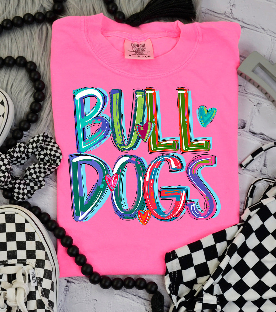 Bulldogs Cheery Bright-Lovie T Designs