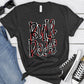 Bulldogs Red Stroke Funky Serif-Lovie T Designs