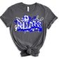 Bulldogs Royal Blue White Graffiti Mascot-Lovie T Designs