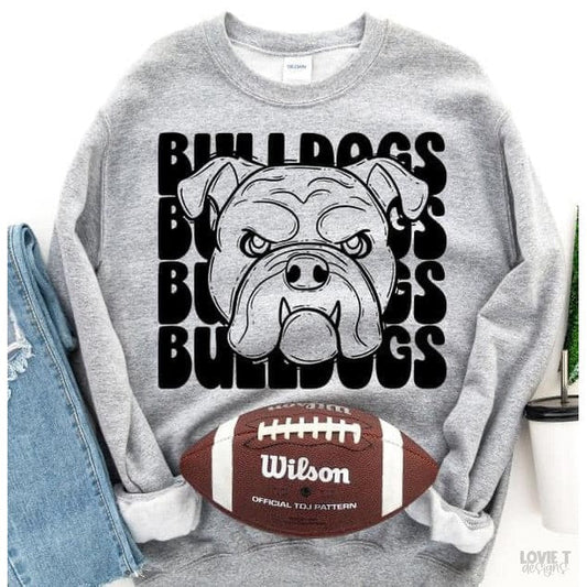 Bulldogs Stacked-Lovie T Designs