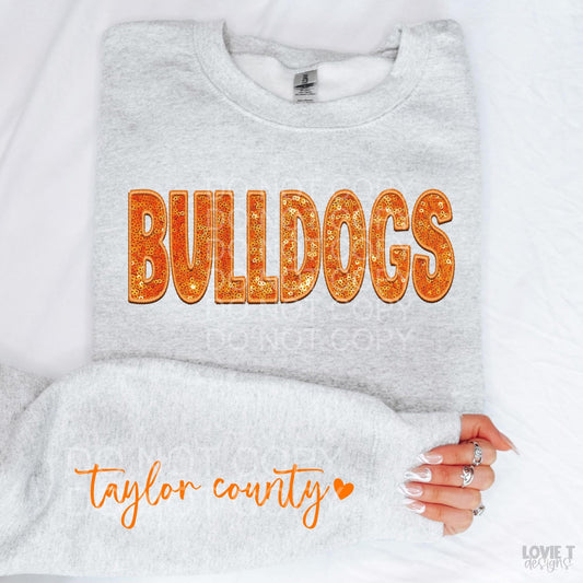 Bulldogs + Taylor County Sleeve