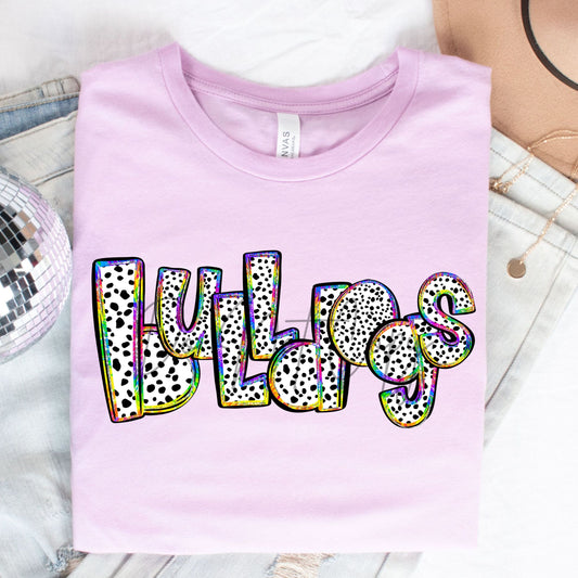 Bulldogs- Tie Dye Dots-Lovie T Designs