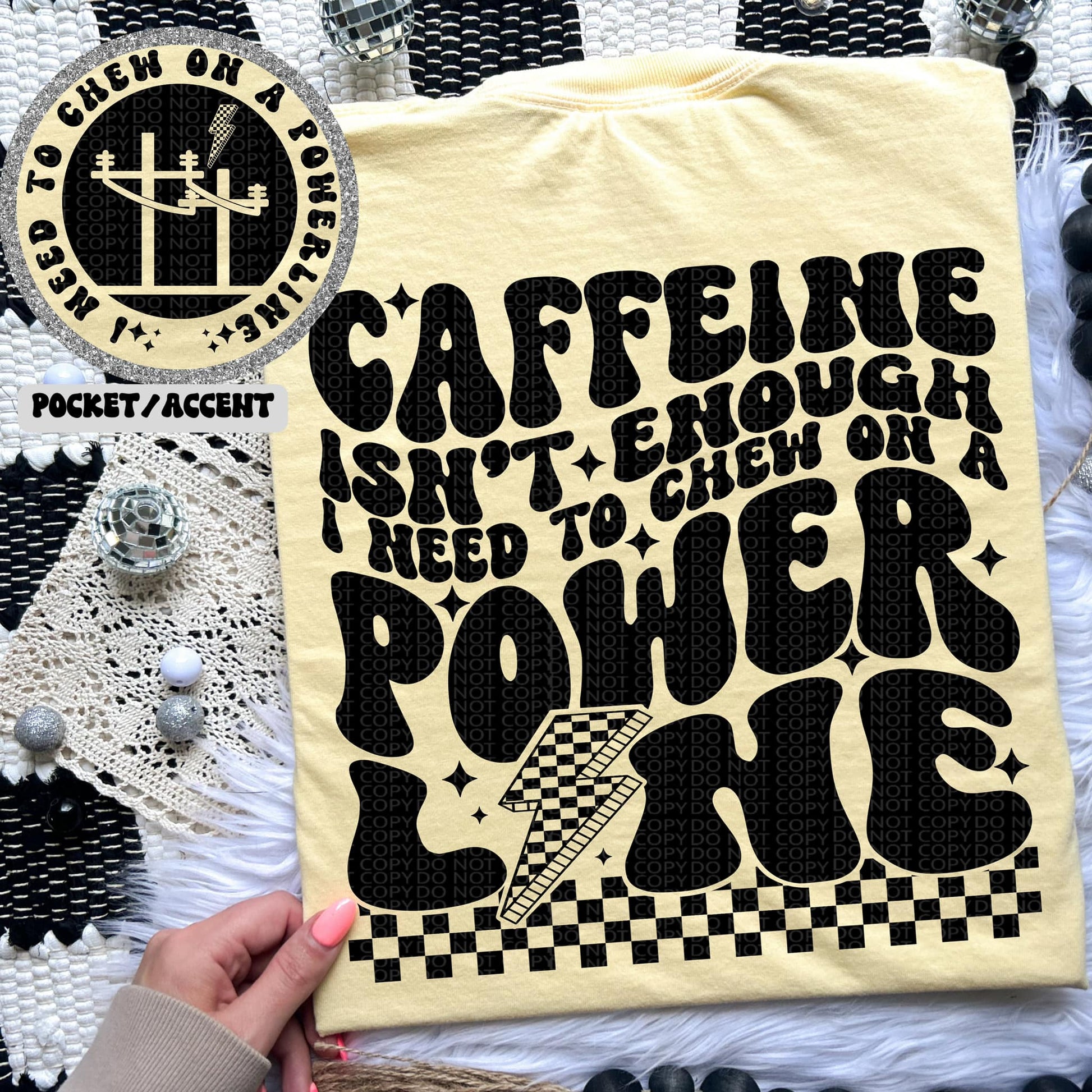 Caffeine Isn't Enough-Lovie T Designs