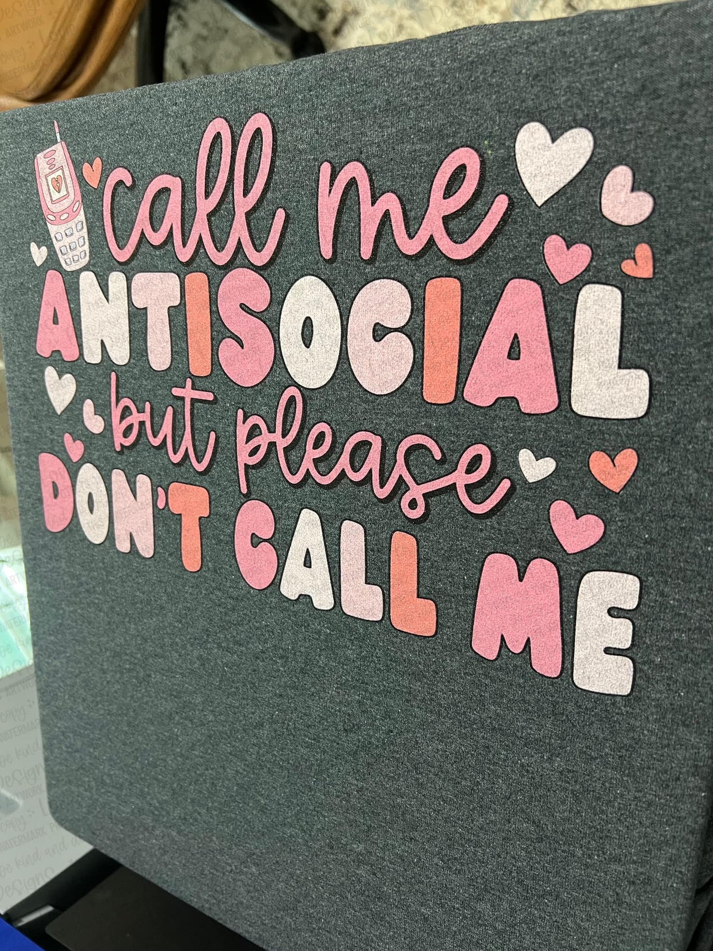 Call Me Antisocial but Please Don't Call Me