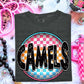 Camels Neon Circle Mascots-Lovie T Designs