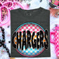 Chargers Neon Circle Mascots-Lovie T Designs