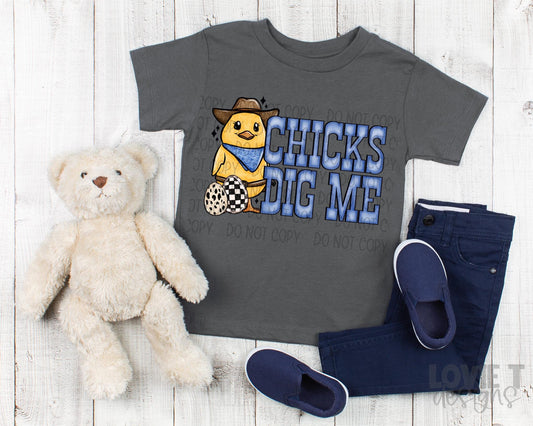 Chicks Dig Me-Lovie T Designs