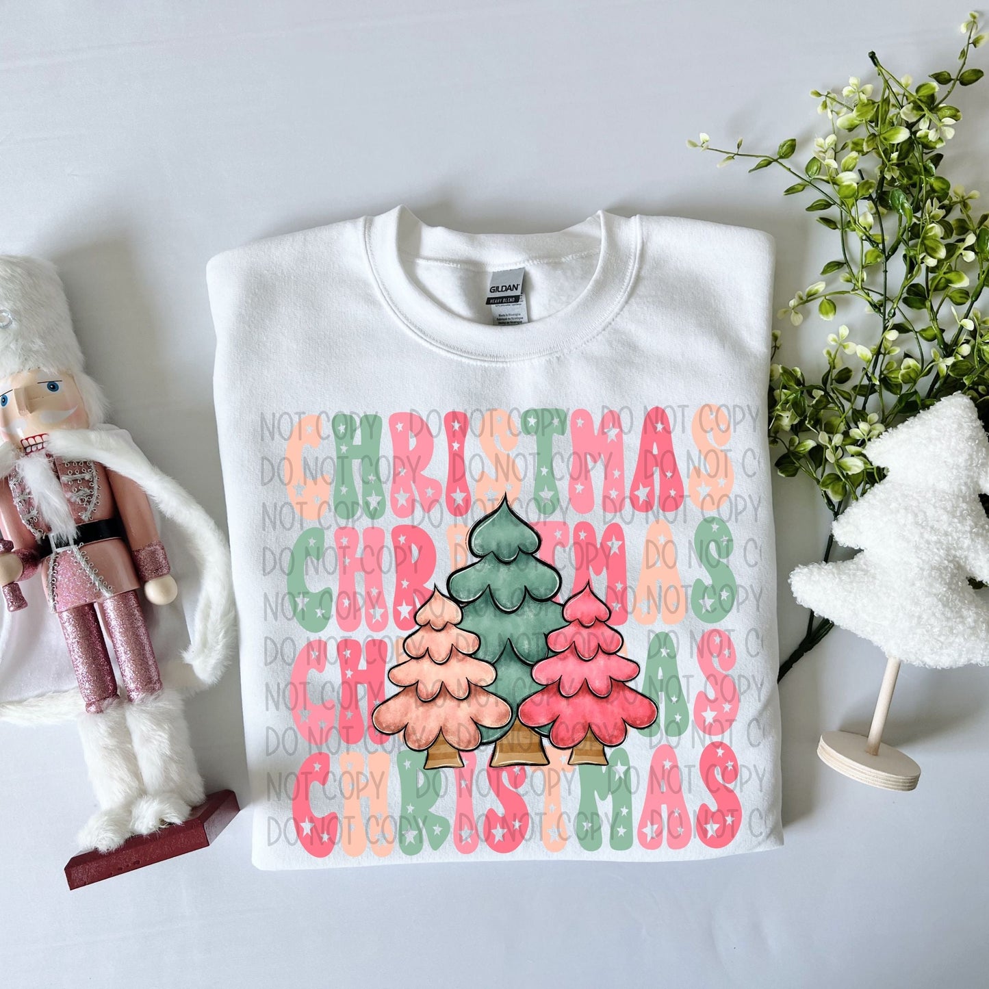 Christmas Colorful Stacked-Lovie T Designs