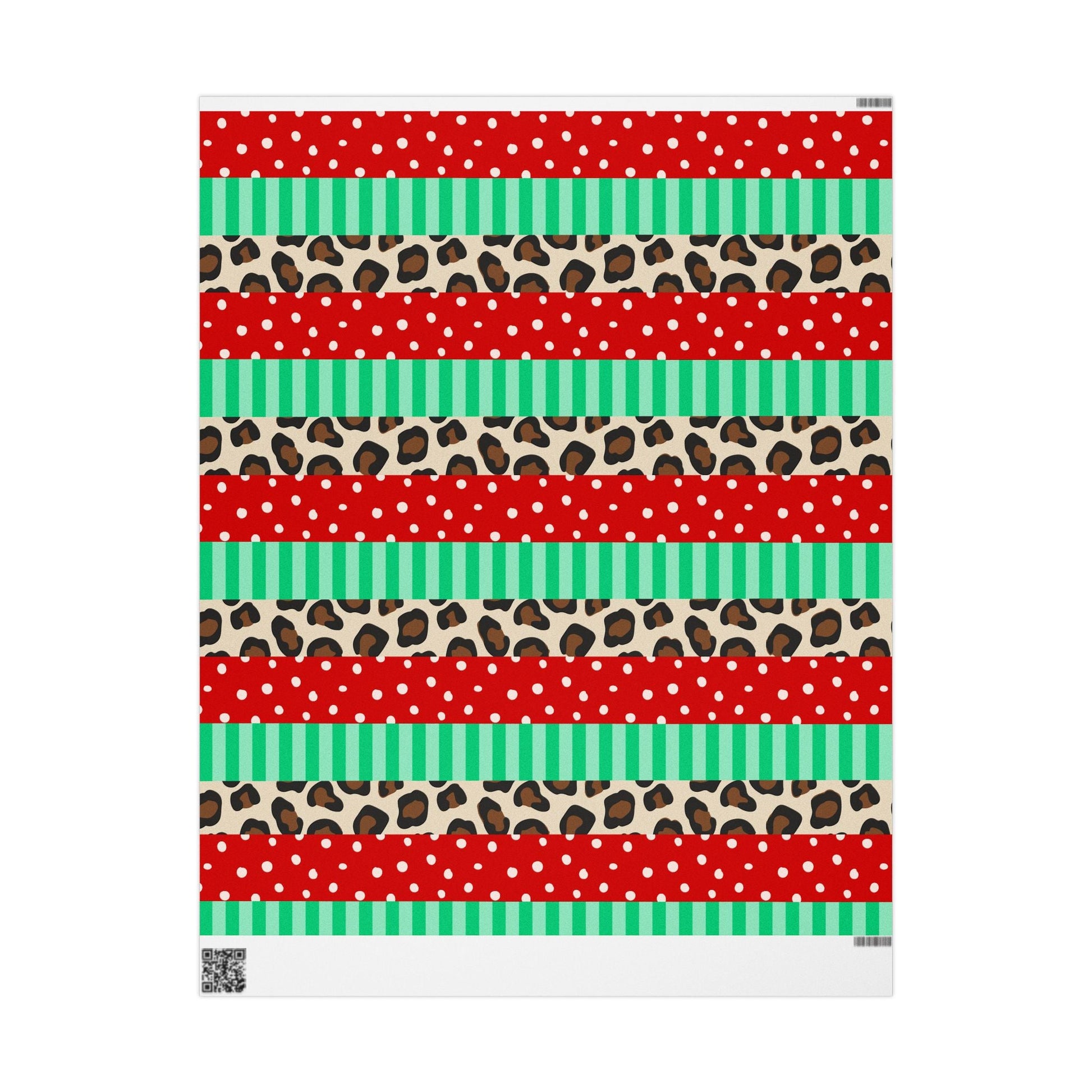 Christmas Stripe Leopard-Lovie T Designs