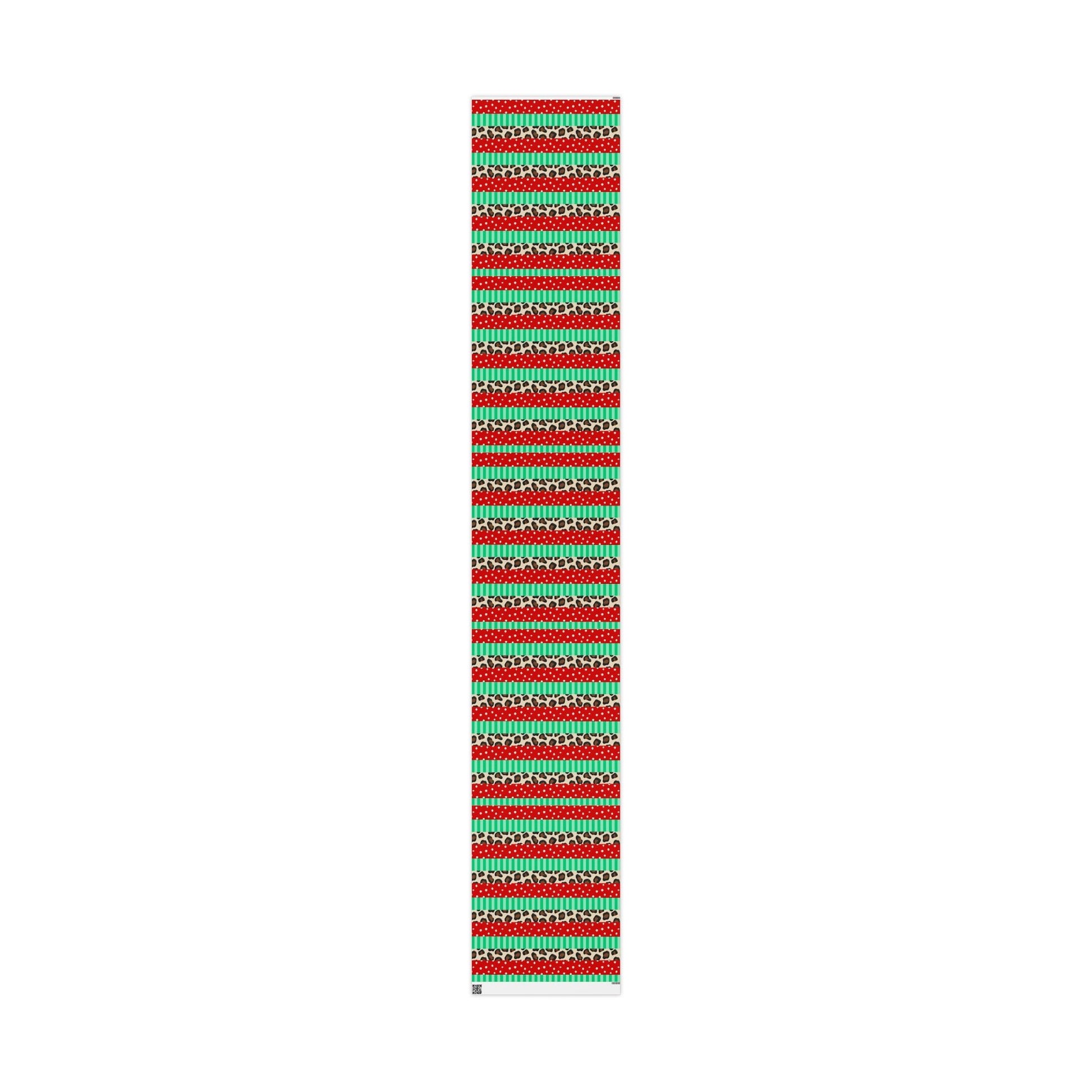 Christmas Stripe Leopard-Lovie T Designs