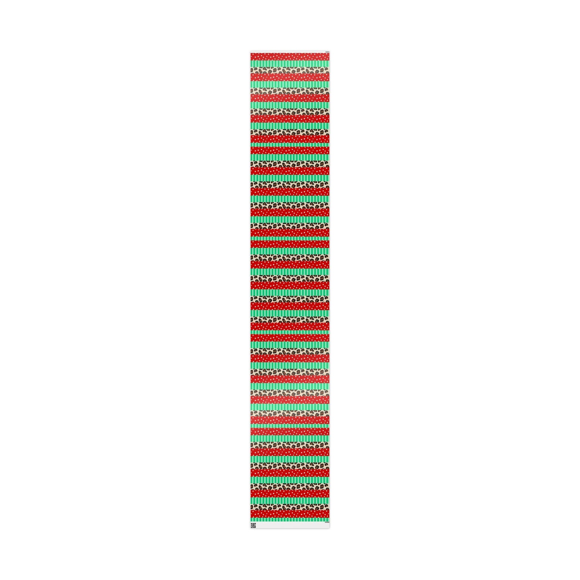 Christmas Stripe Leopard-Lovie T Designs