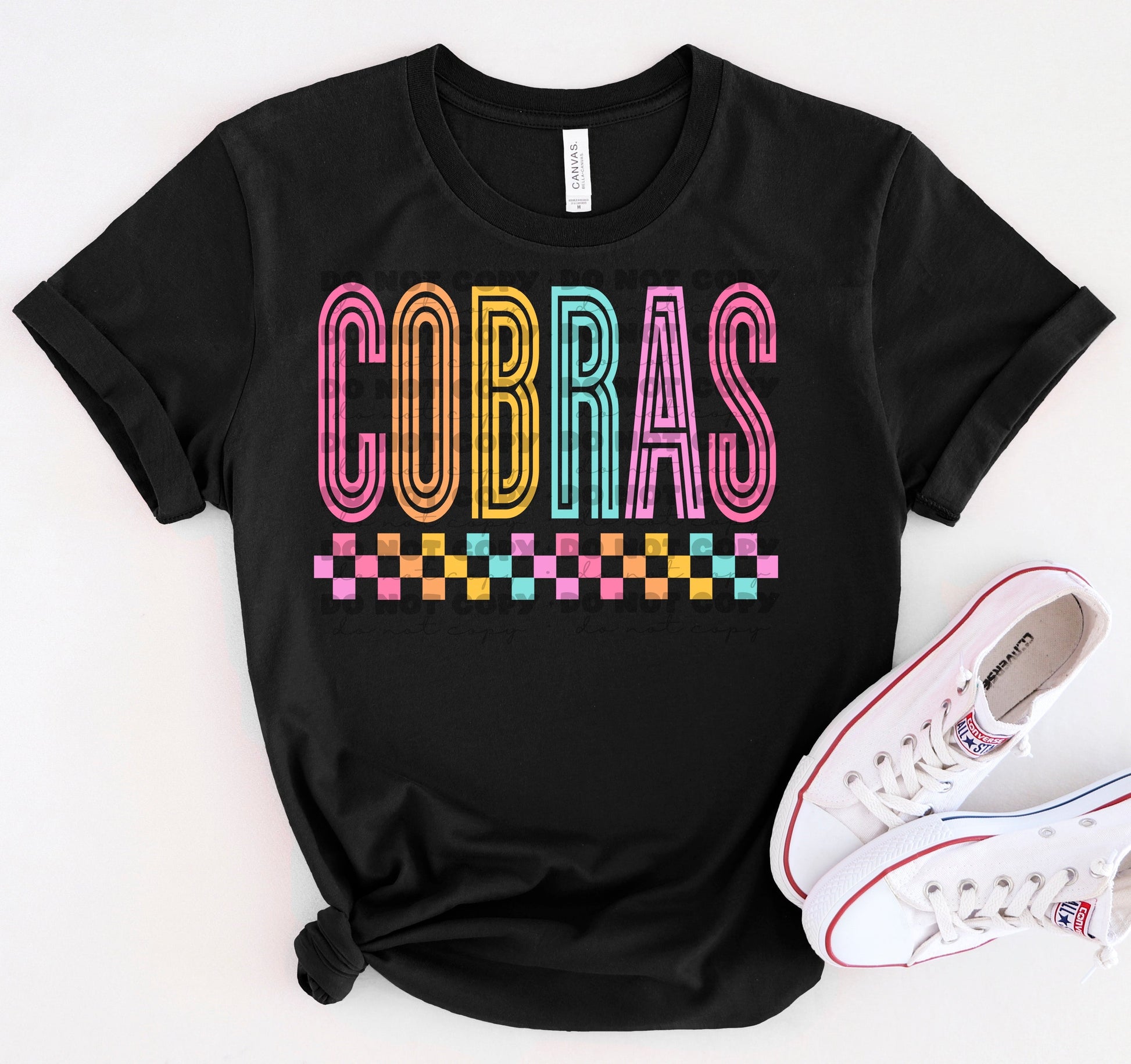 Cobras Colorful Line Mascot-Lovie T Designs