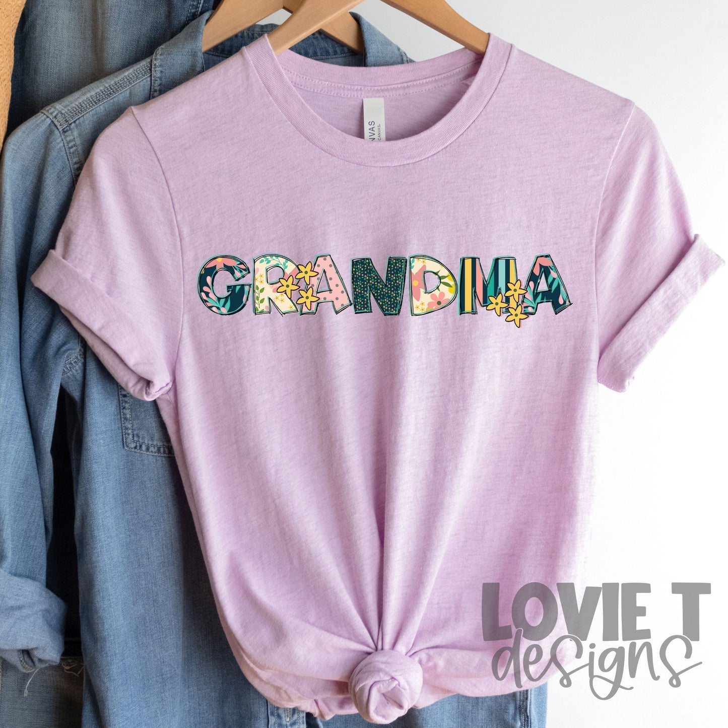 Colorful Mom Words-Lovie T Designs