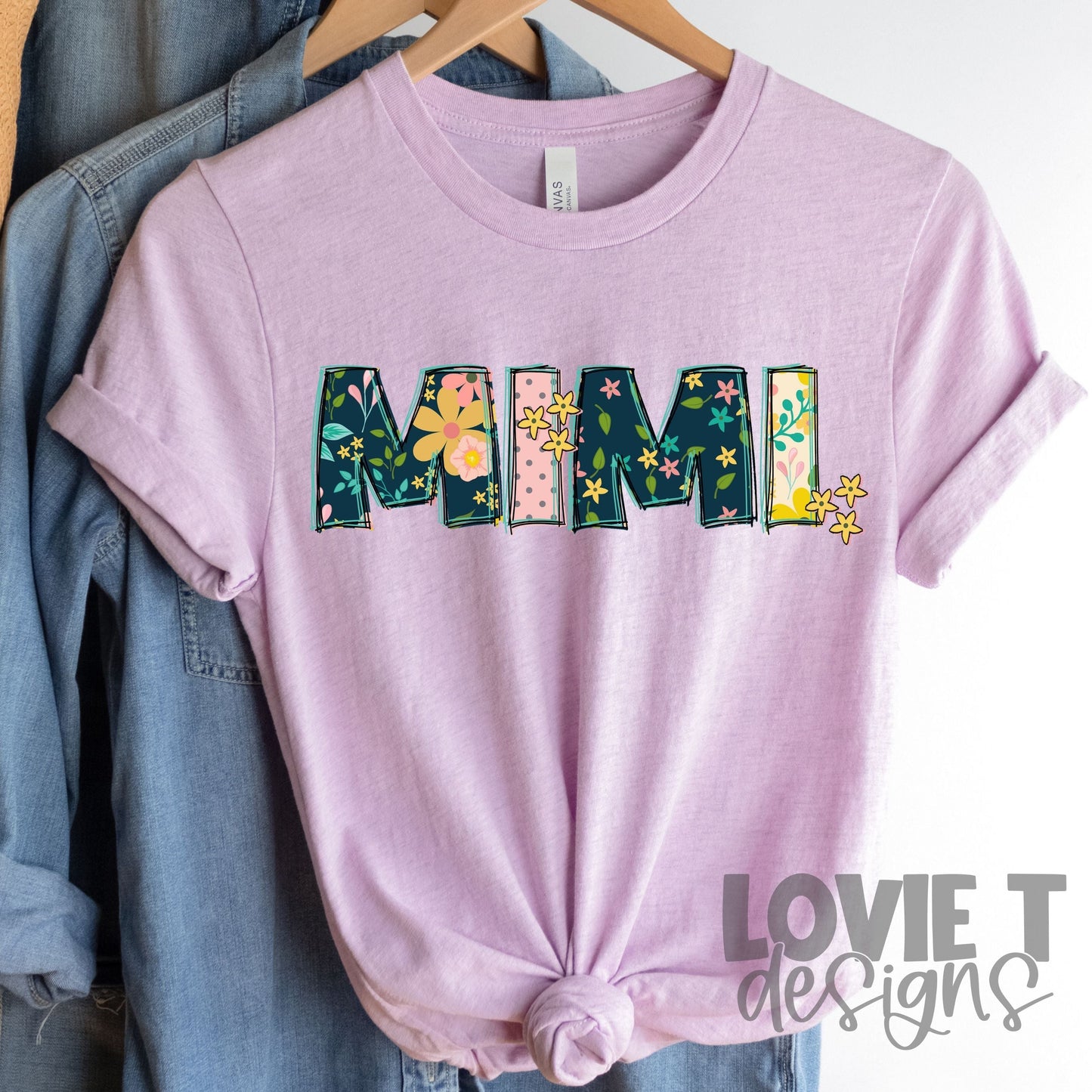 Colorful Mom Words-Lovie T Designs