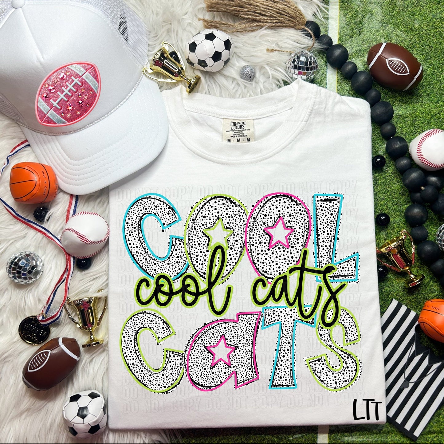 Cool Cats Star Dalmatian Mascots-Lovie T Designs