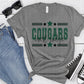 Cougars Crest Ridge Black Green All Stars-Lovie T Designs