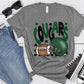 Cougars Green Black Checkered FB-Lovie T Designs