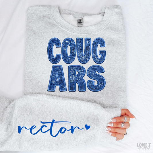 Cougars Royal Blue + Sleeve
