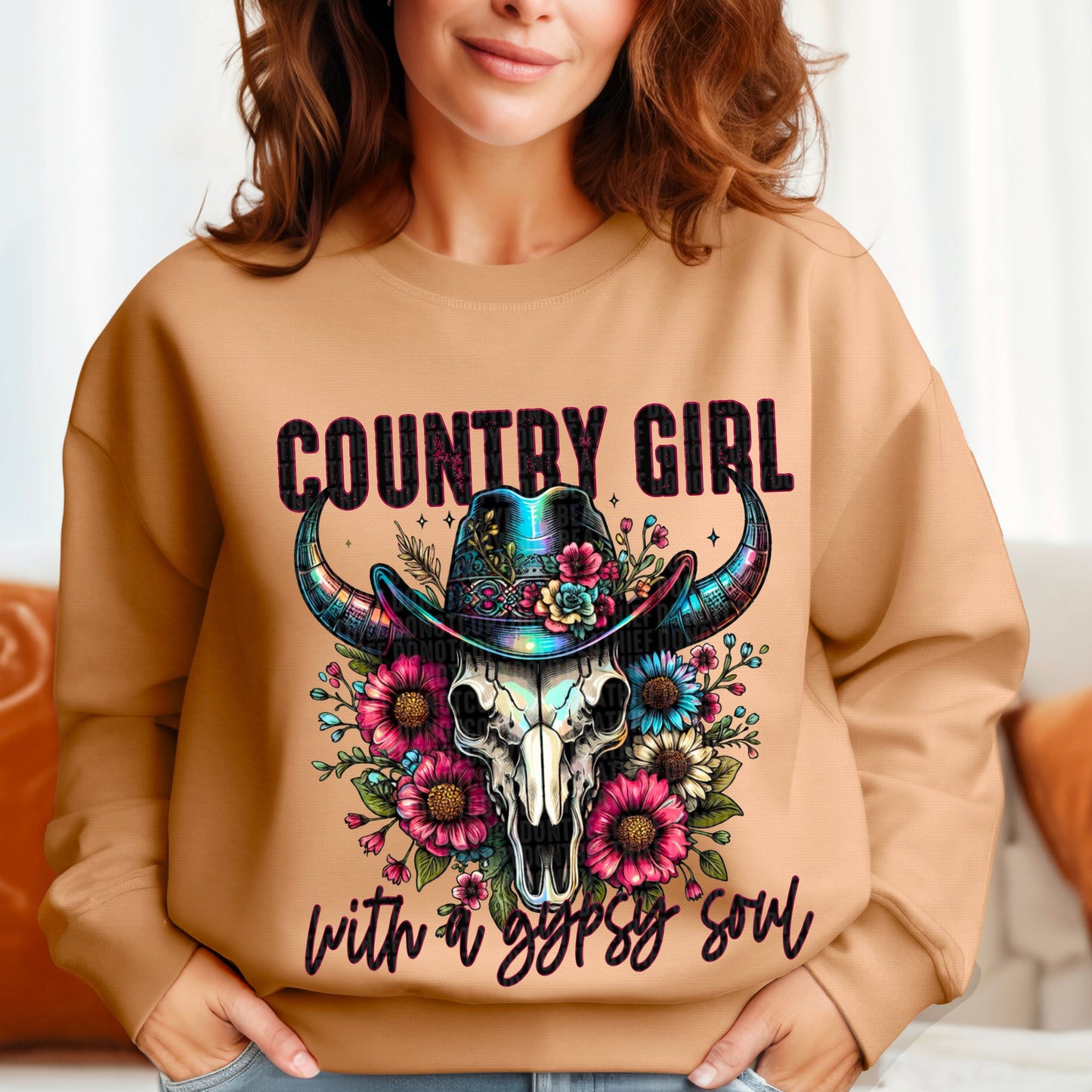 Country Girl With A Gypsy Soul-Lovie T Designs