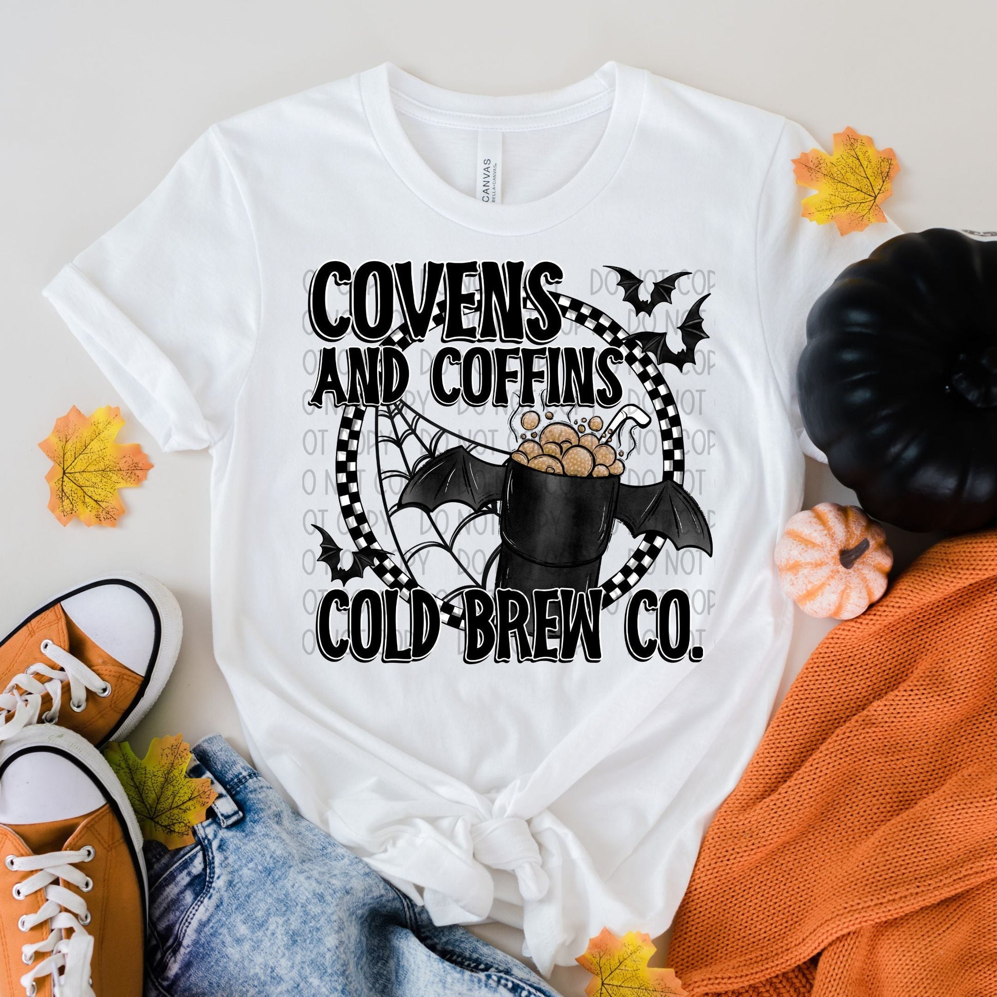 Covens And Coffins Cold Brew-Lovie T Designs