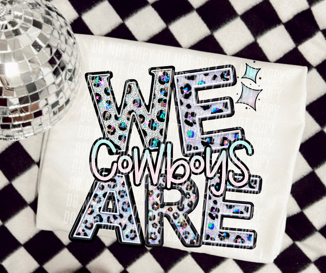 Cowboys We Are Leopard Mascots-Lovie T Designs